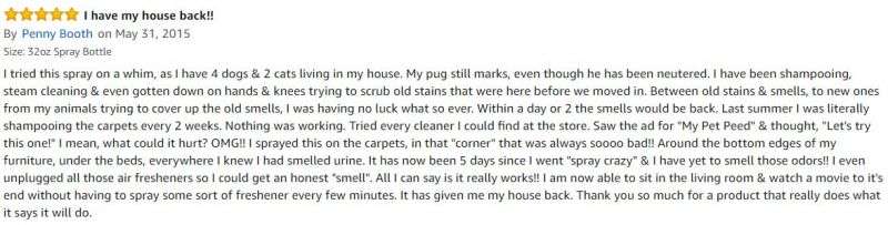  <a href='https://www.mypetpeed.com/review_groups/cat/'>Cat</a>, <a href='https://www.mypetpeed.com/review_groups/dog/'>Dog</a>, <a href='https://www.mypetpeed.com/review_groups/easy-to-use/'>Easy to use</a>, <a href='https://www.mypetpeed.com/review_groups/furniture/'>Furniture</a>, <a href='https://www.mypetpeed.com/review_groups/joe/'>Joe</a>, <a href='https://www.mypetpeed.com/review_groups/odor/'>Odor</a>, <a href='https://www.mypetpeed.com/review_groups/old-stains/'>Old Stains</a>, <a href='https://www.mypetpeed.com/review_groups/stains/'>Stains</a>, <a href='https://www.mypetpeed.com/review_groups/urine/'>Urine</a>
