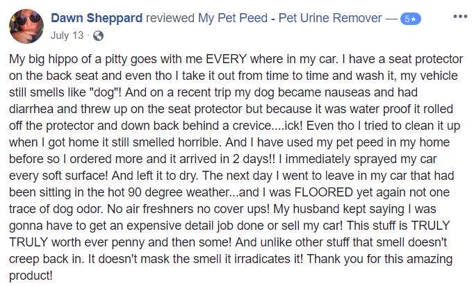  <a href='https://www.mypetpeed.com/review_groups/car/'>Car</a>, <a href='https://www.mypetpeed.com/review_groups/carpet/'>Carpet</a>, <a href='https://www.mypetpeed.com/review_groups/dog/'>Dog</a>, <a href='https://www.mypetpeed.com/review_groups/easy-to-use/'>Easy to use</a>, <a href='https://www.mypetpeed.com/review_groups/joe/'>Joe</a>, <a href='https://www.mypetpeed.com/review_groups/odor/'>Odor</a>, <a href='https://www.mypetpeed.com/review_groups/vomit/'>Vomit</a>