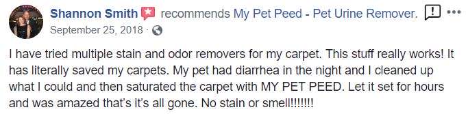  <a href='https://www.mypetpeed.com/review_groups/carpet/'>Carpet</a>, <a href='https://www.mypetpeed.com/review_groups/diarrhea/'>Diarrhea</a>, <a href='https://www.mypetpeed.com/review_groups/easy-to-use/'>Easy to use</a>, <a href='https://www.mypetpeed.com/review_groups/joe/'>Joe</a>, <a href='https://www.mypetpeed.com/review_groups/odor/'>Odor</a>, <a href='https://www.mypetpeed.com/review_groups/stains/'>Stains</a>